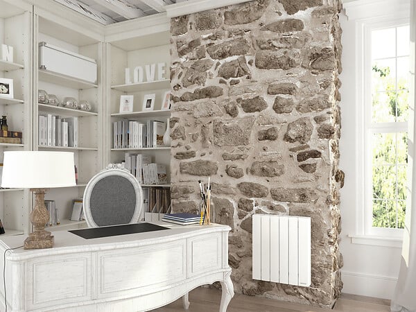 THERMOR - Radiateur chaleur douce Baléares 2 horizontal blanc 1000W - large