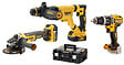 DEWALT - Pack de 3 outils 18V DCK327P2T (DCH263/DCG405/DCD791) + 2 batteries 5 Ah + chargeur en coffret TSTAK - DEWALT - vignette