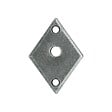 BOUVET - Rosace simple de style LV 102 laiton vieilli cylindre européen - BOUVET - 52240 - vignette