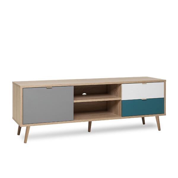 CONCEPT USINE - Meuble TV scandinave 150cm PERAST - large
