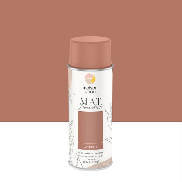MAISON DECO - Aérosol MAT POUDRE LATERITE 400ML - large