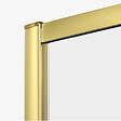 OTITEC - Porte de douche doré 190 cm, coulissante, 4 volets  KAPRI GOLD - vignette