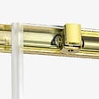 OTITEC - Porte de douche doré 190 cm, coulissante, 4 volets  KAPRI GOLD - vignette