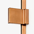 OTITEC - Paroi de douche à l'italienne  90 cm cuivre brossé  TAHITI COPPER BRUSHED - vignette