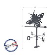 CENTRALE BRICO - Girouette Abeille - 45x74 cm - anthracite - vignette
