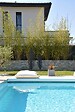 CENTRALE BRICO - Déco en métal à planter Feuille - 30x100 cm - anthracite - vignette