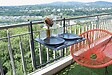 CENTRALE BRICO - Table de balcon réglable Soléa - 55x45 cm - anthracite - vignette
