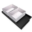 EMUCA - Tiroir extérieur Vertex 40 kg hauteur 131 mm- 131- Gris anthracite- Acier - vignette