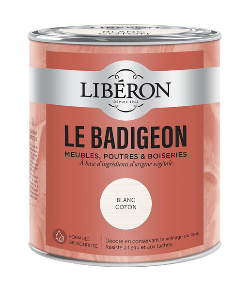 LIBERON - Le Badigeon blanc coton 0,75 L - large
