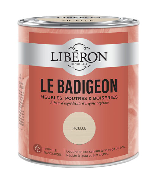 LIBERON - Badigeon pour meubles et boiseries - Ficelle - 0,75L - large