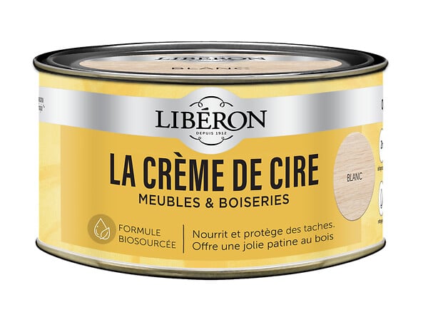 LIBERON - La Crème de cire pâte blanc 0,25 L - large