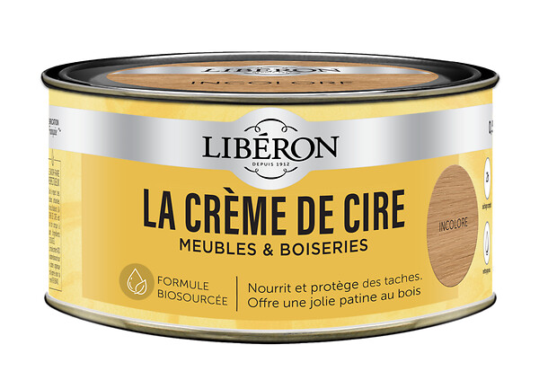 LIBERON - La Crème de cire pâte incolore 0,5 L - large