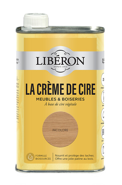 LIBERON - La Crème de cire liquide incolore 0,5 L - large