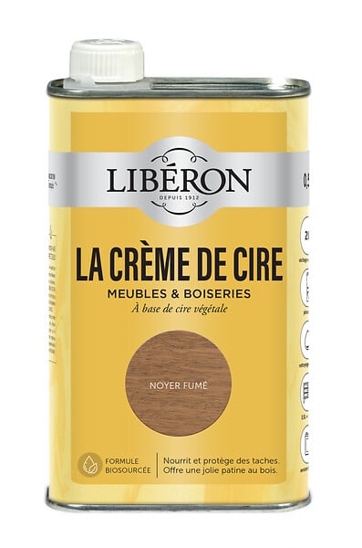 LIBERON - Crème de cire liquide - Noyer fumé - 0,5L - large