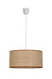 COREP - Suspension cylindre raphia - Naturel et caramel - D38cm - vignette
