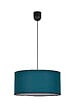 COREP - Suspension cylindre coton - Paon et noir - D38cm - vignette