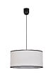 COREP - Suspension cylindre coton - Blanc et noir - D38cm - vignette