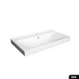 OTITEC - Vasque à encastrer avec siphon OFFERT | GEM | Blanc | 81 × 7 × 46 - vignette