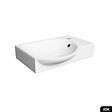 OTITEC - Vasque à encastrer avec siphon OFFERT | ZOE | Blanc | 40 × 9 × 29 - vignette