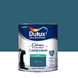 DULUX VALENTINE - Peinture Crème de Couleur Cuisine et Bain Satin Bleu Paon 0,75 L - vignette