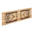 OVIALA - Ensemble brasserie table et bancs de jardin en bois 220 cm - Munich - vignette