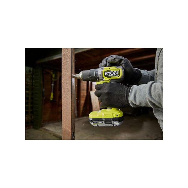 RYOBI - Perceuse-visseuse à  percussion RYOBI 18V One+ Brushless - Sans batterie ni chargeur - RPD18BL1-0 - large