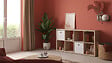 MODE DE VIE - Panier de rangement intissé - Gris nuage - L - vignette