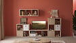 MODE DE VIE - Meuble 4 cases Cubyx - PVC - Chêne sanoma - L69,5xH69,5xP29,5cm - vignette