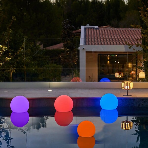 LUMISKY - Boule lumineuse sans fil flottante BOBBY D40cm - large