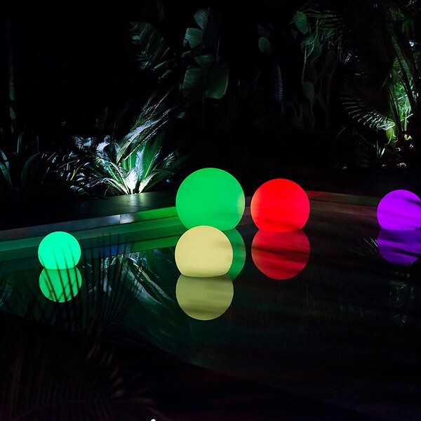 LUMISKY - Boule lumineuse sans fil flottante BOBBY D30cm - large