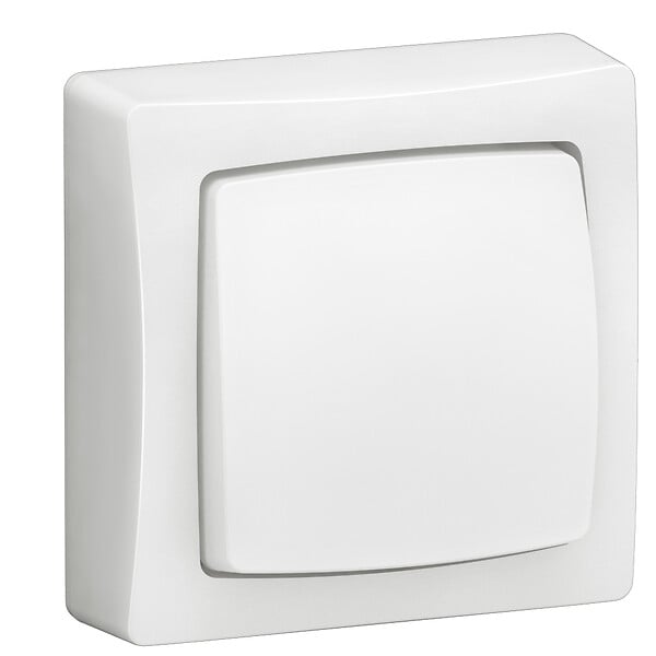 LEGRAND - Interrupteur va-et-vient saillie PVC - Blanc - 250V 10A - large