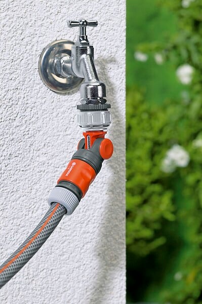 GARDENA - Nez de robinet coudé et articulé - large