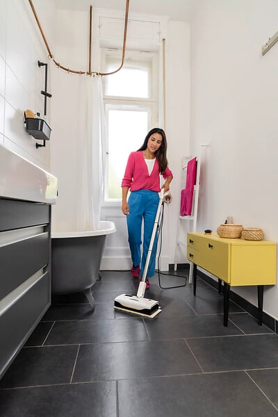KARCHER - Balai vapeur SC 1 Upright Easy Fix - Blanc - 1300W - large