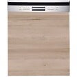 CUISINEANDCIE - Cuisineandcie - Façade pour lave-vaisselle semi-intégrable Eco Chene Naturel L 60 cm - vignette
