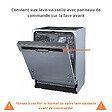 CUISINEANDCIE - Cuisineandcie - Façade pour lave-vaisselle semi-intégrable Eco Chene Naturel L 60 cm - vignette
