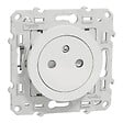 SCHNEIDER ELECTRIC - Prise de courant affleurant Odace - Blanc - 16A - vignette
