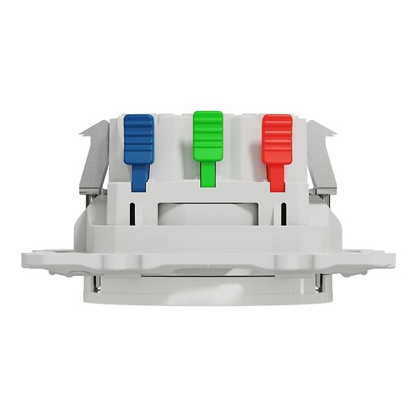 SCHNEIDER ELECTRIC - Prise de courant affleurant Odace - Blanc - 16A - large