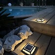 LUMISKY - 8 Balise solaires carrées QUADRY 12cm 60LM - vignette