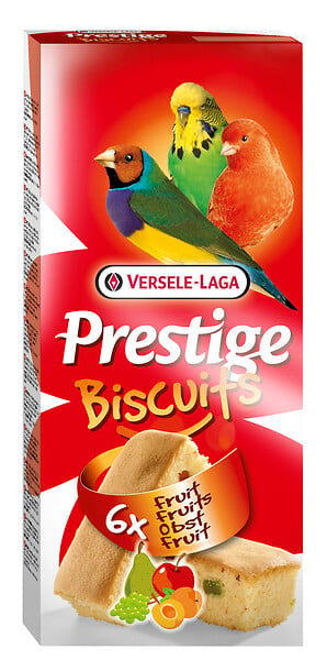 PRESTIGE - Biscuits fruits pour oiseaux - 6 pièces - 70g - large