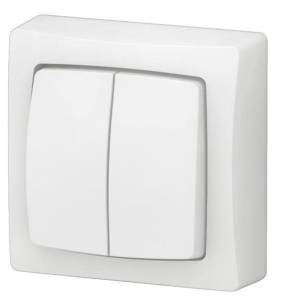 LEGRAND - Transformeur double complet Appareillage saillie - blanc - large