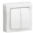 LEGRAND - Transformeur double complet Appareillage saillie - blanc - vignette