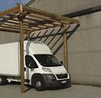 SOLID - Carport modular en bois sans couverture 4x5m S7762 - vignette