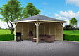 SOLID - Kiosque en bois  - L.437xl.437cm - vignette