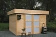 SOLID - Abri de jardin bois Odense - Bois - L.342xH.232xP.342cm - vignette