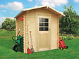 SOLID - Abri de jardin Essen - Porte semi-vitrée - Kit ventilation - 3.92m2 - vignette