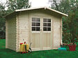 SOLID - Abri de jardin en bois Dresden - L.248xH.219.5xP.198cm - vignette