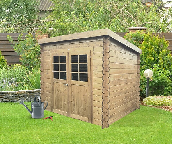 SOLID - Abri de jardin Stendal en bois - 4,91 m² - L.248xH.191xP.198cm - large