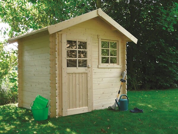 SOLID - Abri de jardin bois Saran - Dimensions L.344xl.215xH.239cm - large