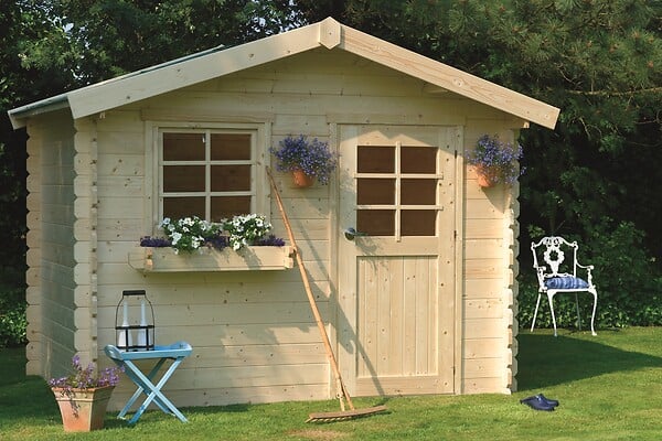 SOLID - Abri de jardin bois Sologne - 11,55m² - L.345xP.335xH.239cm - large