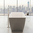 OMNIRES - Mitigeur de baignoire îlot PARMA Couleur: chrome/blanc - vignette